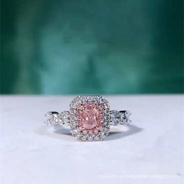 Shangjie oem anillos fashion Женщины квадратные кольца с золотыми украшениями розовые обручальные обручальные обручальные кольца для девочек